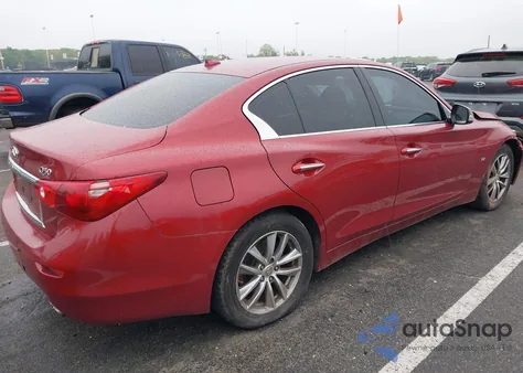 2014 Infiniti Q50 Premium z USA, uszkodzony, nr VIN JN1BV7ARXEM690973